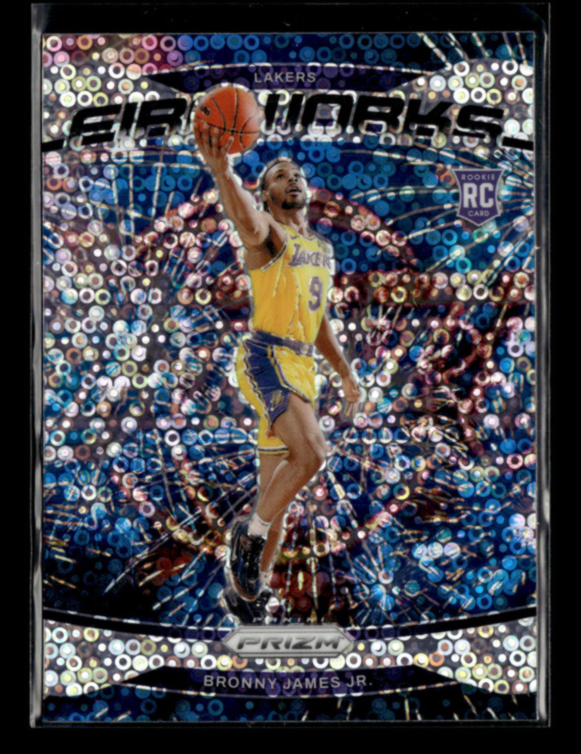 Bronny James Jr 2024-25 Panini Prizm Fireworks RC Fast Break [jm49