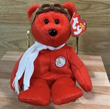 TY BEANIE BABIES - BEARON the Bear (Red Version)