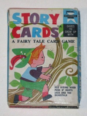 Vintage 1965 STORY CARDS! Ed-U-Cards FAIRY TALE Card Game in Original Box!