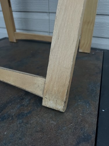 Vintage Trieste Folding Wooden Chair Aldo Jacober Style Mid Century - Bild 8 von 11