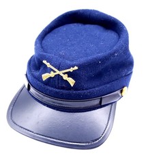 Union Army Civil War Replica Wool Kepi with Crossed Rifles Size Small