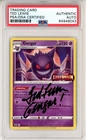PSA Signed Ted Lewis Gengar SWSH241 Holographic Stamped Black Star Promo Pokemon