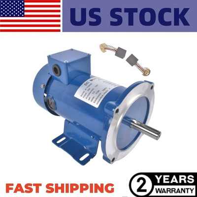 #ad MD0503E Reversible 12V DC Motor 1750 RPM 56C Totally Enclosed Fan Cooled Motor $172.40