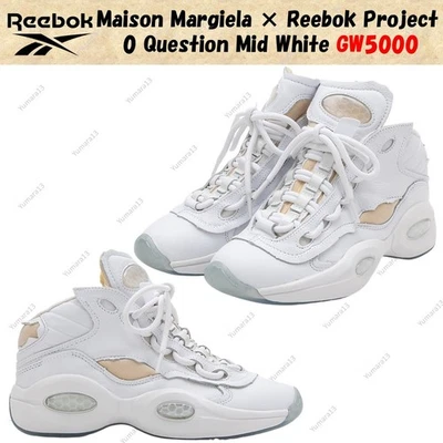 Maison Margiela × Reebok Project 0 Question Mid White GW5000 Homme Taille - Photo 1/4