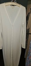 INC. CULPOS WOMEN'S LONG SLEEVES CREAM BEIGE SWEATER DRESS LARGE PRELOVED