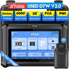 2025 XTOOL D7W V2.0 All System Diagnostic Bidirectional Scanner Key Programmer