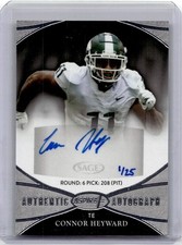 2022 SAGE ASPIRE AUTOGRAPH SILVER CONNOR HEYWARD RC AUTO /25 PITTSBURGH STEELERS