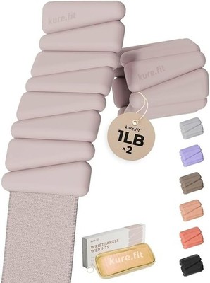 Pilates Weight | Wrist & Ankle Weights for Women | Weighted Bangles | 1LB/ 2LB