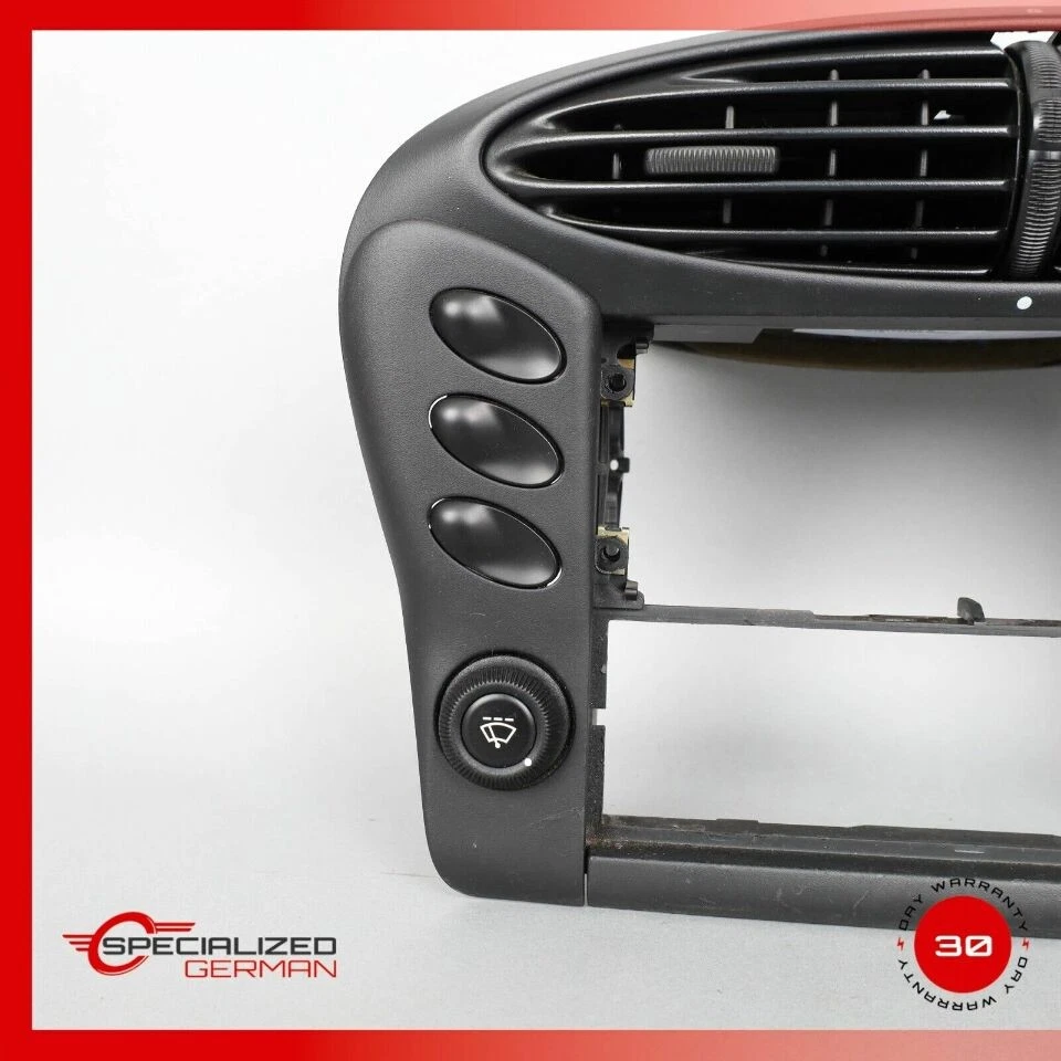 Porsche Boxster 2000-2002 tablero central ventilación de aire bisel estéreo 98655213106 OEM usado Foto 2 de 4