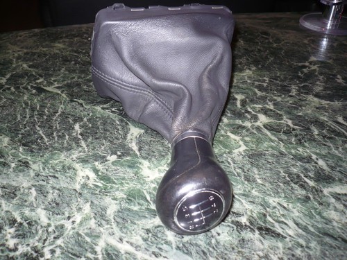 Audi A6 4F C6 Schaltknauf 4F0863287B Wählhebel Schaltgetriebe Leder Original