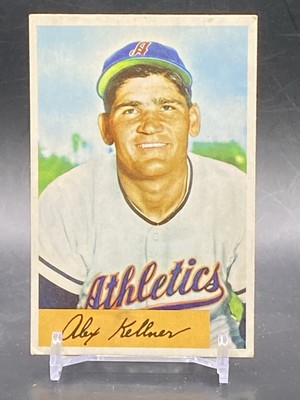 1954 Bowman #51 Alex Kellner Philadelphia Athletics Vintage Baseball Tradin Card