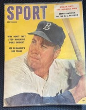 1957 September Sport Magazine Duke Snider MLB Vol 24 No 3 Joe DiMaggio