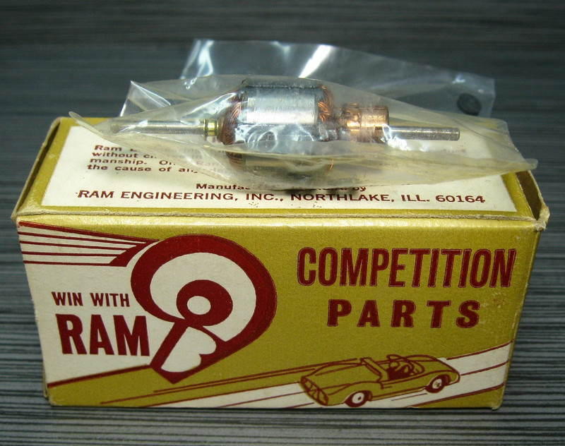 1960's SLOT CAR NOS RAM Engineering 7-Pole Armature for DynaCharger VINTAGE 1/24