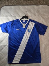 vintage umbro guatemala jersey XL blue NEW