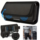 Nylon Pouch For iPhone Air 17 16E 16 15 14 13 12 Pro Max Case Belt Clip Holster