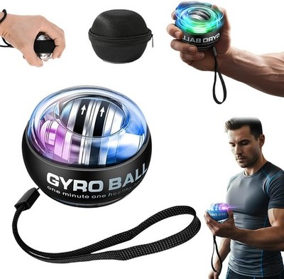 Wrist Ball,Auto-Start Wrist Power Gyro Ball with LED Lights, Wrist Strengthener