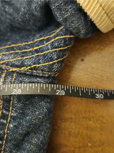 Vintage Lee Storm Rider Blanket Lined Jacket Corduroy Denim Jean Size XL - Picture 5 of 5