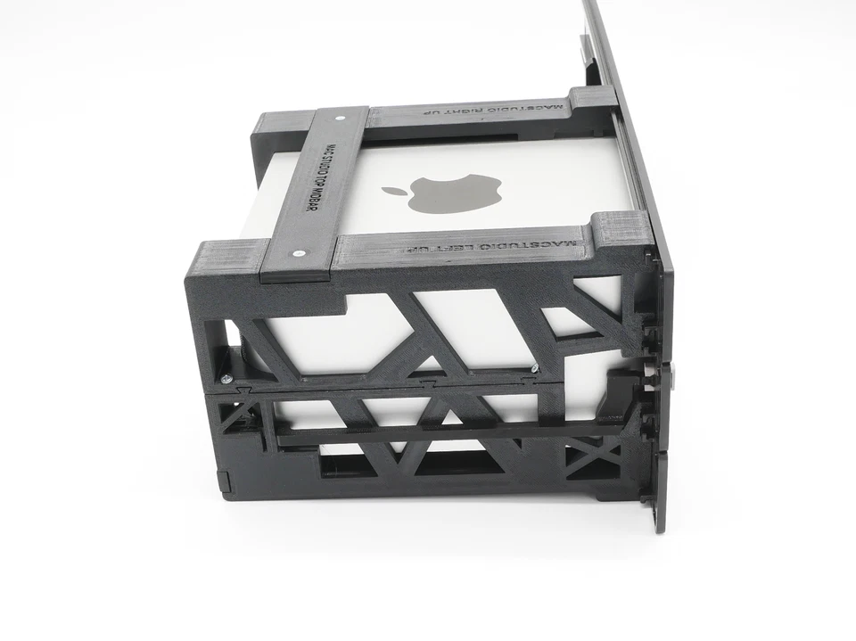 Rack mount for apple mac studio with remote on/off button - 2.nd device options - Image 3 of 4