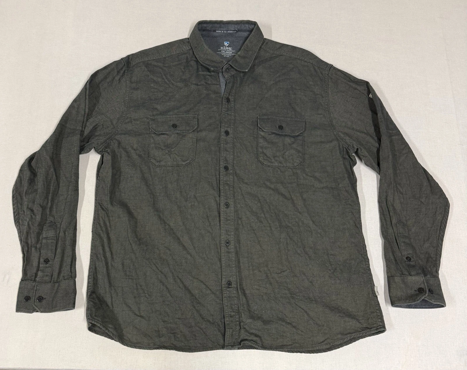 Kuhl Shirt Men’s XXL Descendr Flannel Button Up Pockets Hiking 7244 86