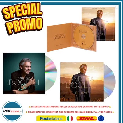Andrea Bocelli Believe Deluxe Edition CD Spéciale, Believe E Si - Photo 1/4