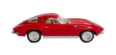 Kinsmart 1963 Chevrolet Corvette Sting Ray KT5358 1:36 Scale Red Die-Cast Model
