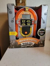 SOUNDDESIGN MUSICAL LEGENDS BRITISH HITS JUKEBOX ALARM CLOCK 3163B CLASSICS 