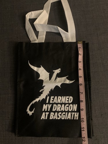 Fourth Wing Tour Tote Bag: (Iron Flame, Onyx Storm) Rare Exclusive Release Bag