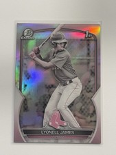 2023 Bowman Chrome Prospects Lyonell James #BCP-118 1st Pearl Refractor 