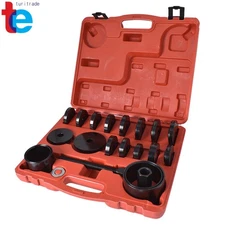 Front Wheel Drive Bearing Removal Kit Press Adapter Puller Pulley Tool Set 23PCS