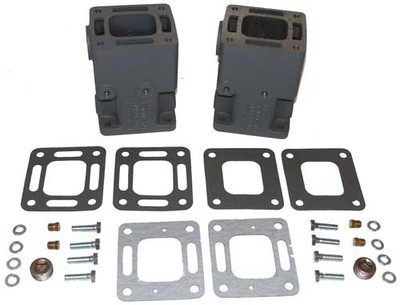 Riser Extension Block Exhaust Spacer Kit 6 Inch Mercruiser Center Rise 93322A3