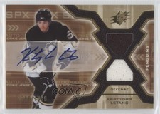 2006-07 SPx Rookie Jersey 788/1299 Kris Letang Kristopher #182 Auto t3w