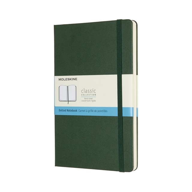 Moleskine Large Dotted Hardcover Notebook: Myrtle Green - Image 4