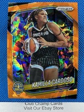 2025 #89 Kamilla Cardoso Panini Prizm WNBA Orange Ice Prizm Sky