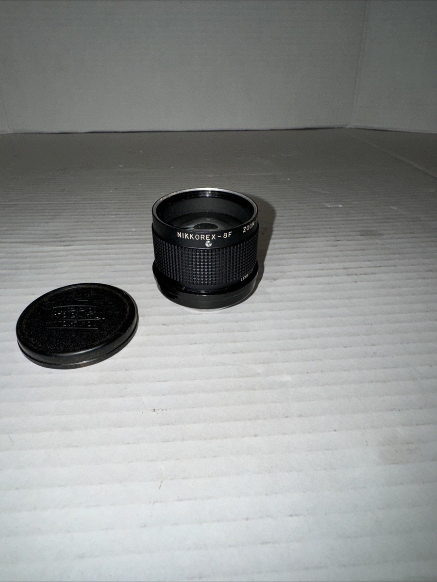 Nikkorex-8F Zoom-conversion 8 mm Lens .08-2x Nippon Kogaku