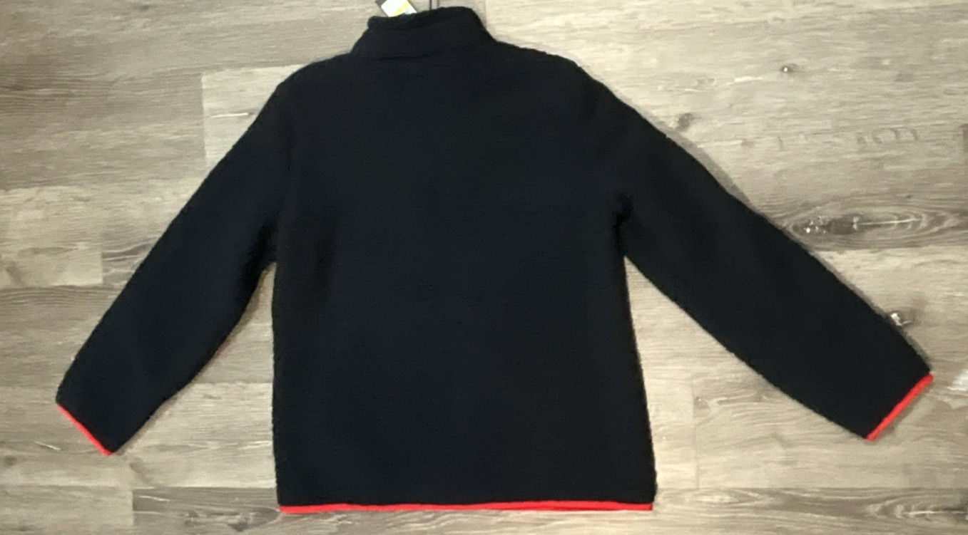 Tommy Hilfiger Women’s Navy Fleece Zip Front Jacket Pockets Size M NWT thumbnail 7