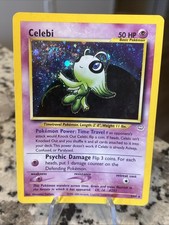 Pokemon Celebi Double Holo Neo Revelation 3/64 Swirl on eBay
