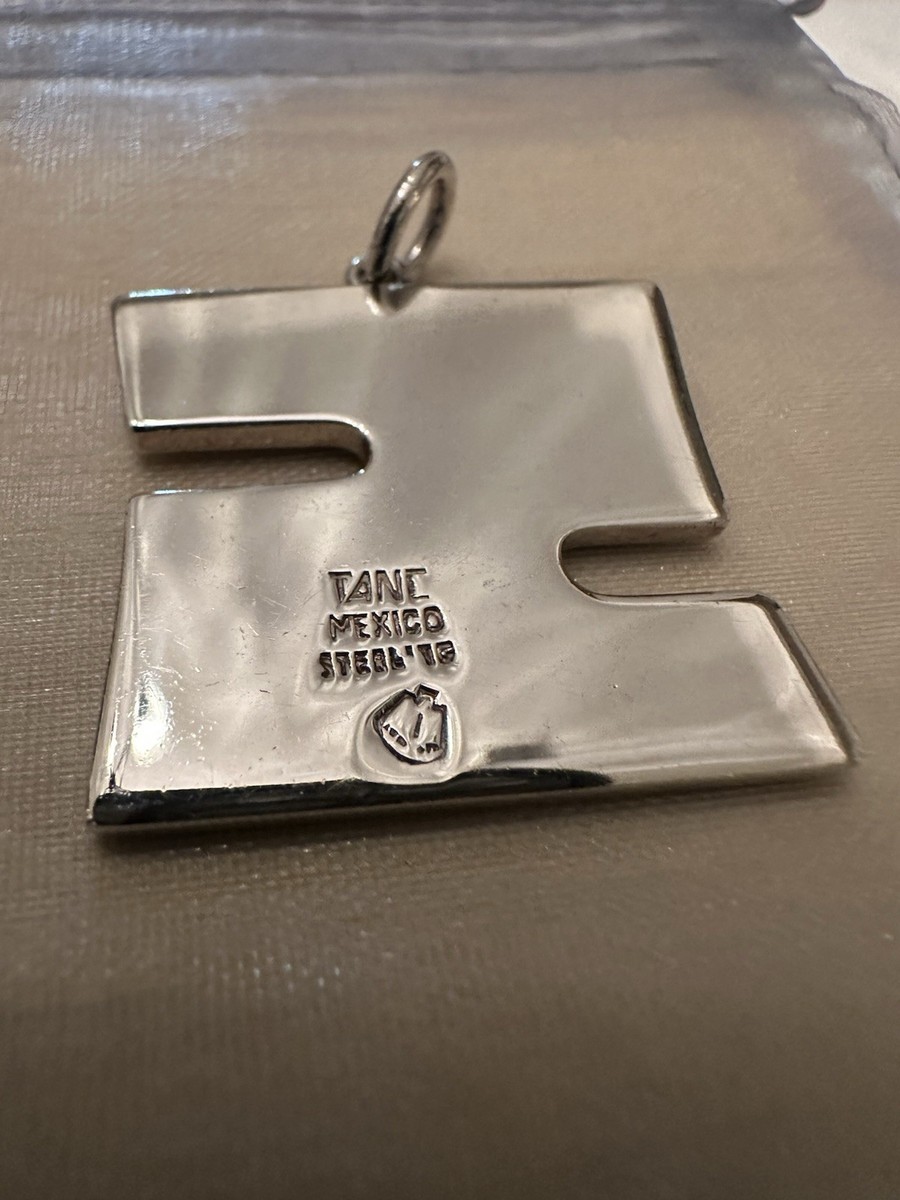 TANE Rare Vintage Modernist Mexico Sterling Silver 925 Large