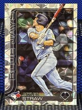 2025 Topps Update MYLES STRAW Toronto Blue Jays Diamante Foil
