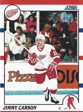 1990-91 Score - Jimmy Carson #64 Detroit Red Wings