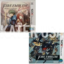 Fire Emblem Awakening & Echoes: Shadows of Valentia 3DS Brand New Game Bundle