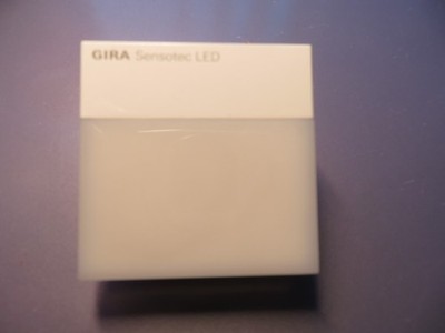 Gira  Sensotec LED Aufsatz ohne Einsatz  System 55 Reinweiß glänzend
