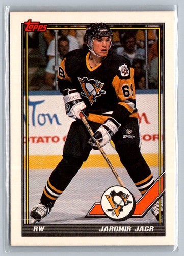 Jaromir Jagr #40 1991 Topps card