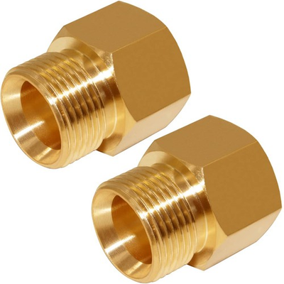 #ad 2 Pack Pressure Washer Couplers M22 15mm Female Thread to M22 14mm Male Fitt... $25.79