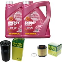 MANN-FILTER Inspektionspakete Mannol 10 L Energy 5W-20 FüR Porsche 928