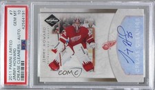 2011-12 Limited Crease Cleaners Signatures 21/99 Jimmy Howard #7 PSA 10 Auto m5x
