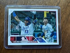 2023 Topps Baseball Update #US36  Bobby Witt Jr., Salvador Perez NM-Mint