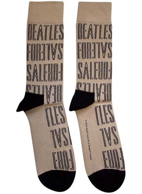 Gadget - Beatles - The - The Beatles Ankle Socks: For Sale Text Outlines Repeat 