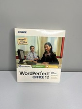Vtg Word Perfect Office 12 New Still Sealed In Plastic