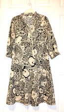 Umgee Black White Floral Maxi Dress Women L Boho Cottagecore Feminine Bloomcore