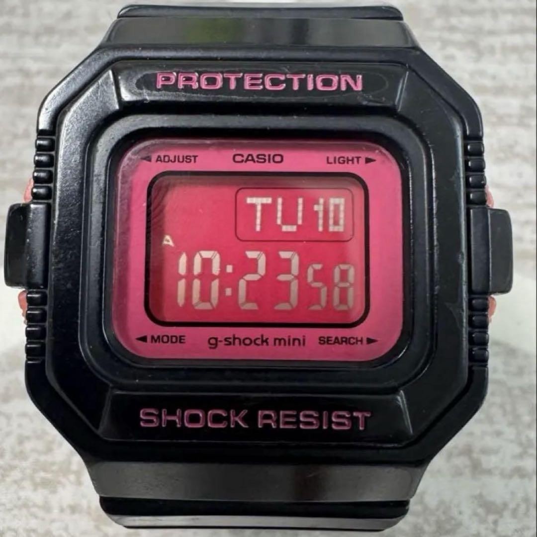 CASIO G-SHOCK MINI GMN-550 Black Pink Digital Watch Limited